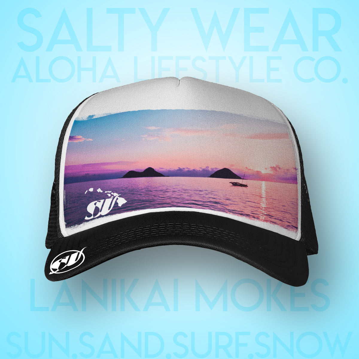 Lanikai Mokes - Salty Wear Legacy Trucker Hat