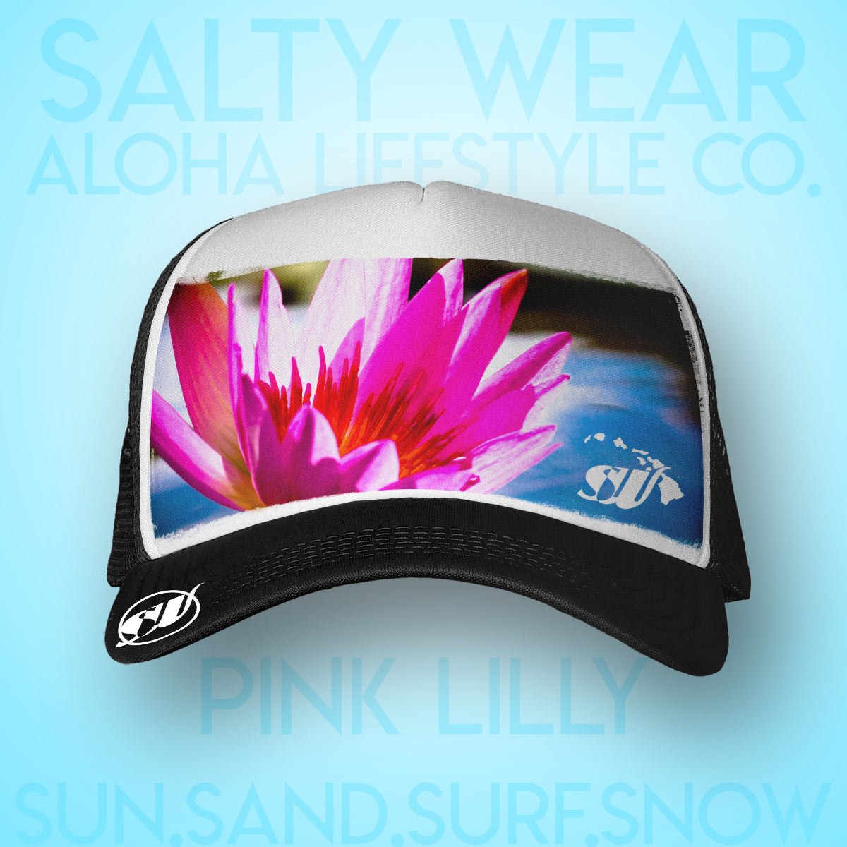 Pink Lily - Salty Wear Legacy Trucker Hat