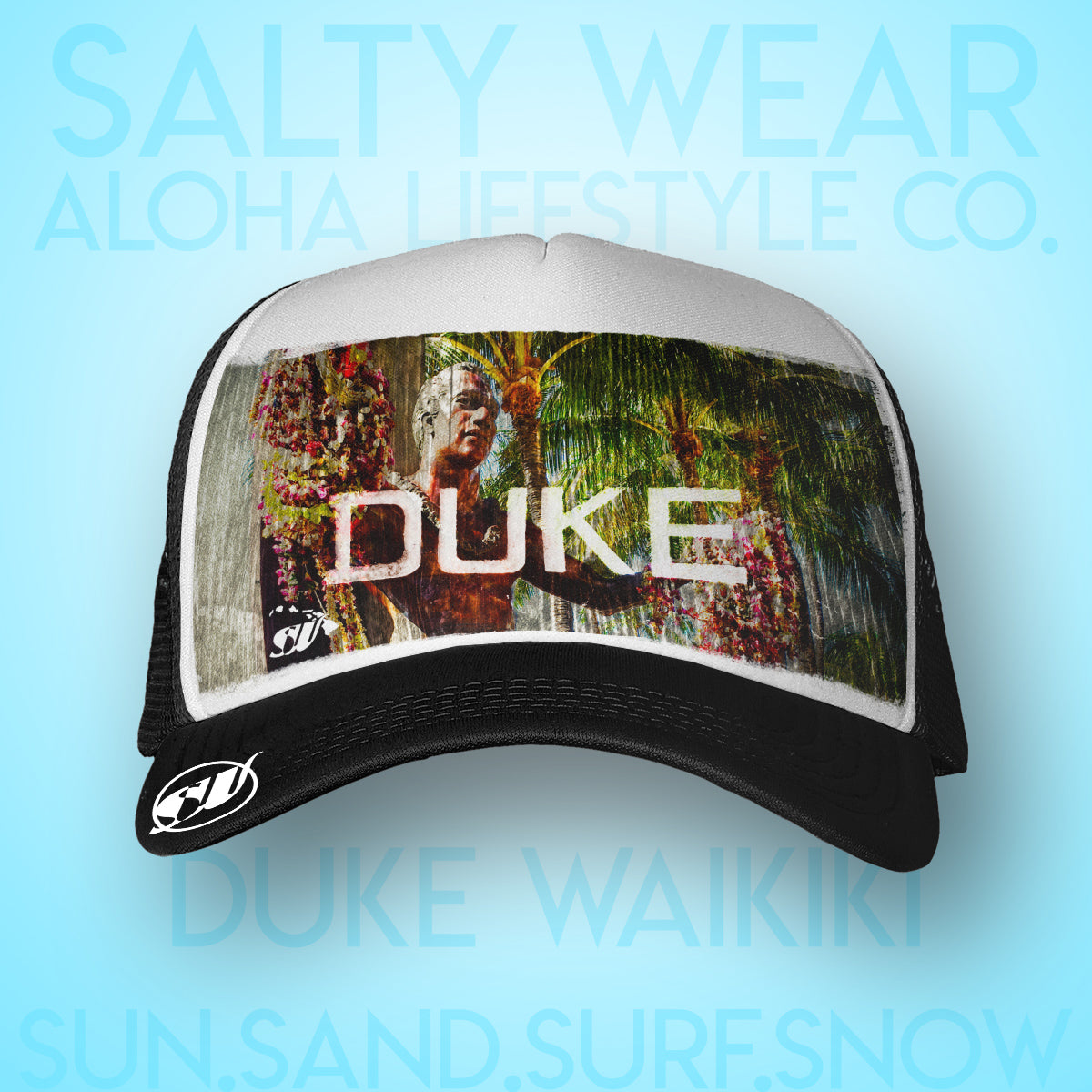 Duke Waikiki color - Salty Wear Legacy Trucker Hat