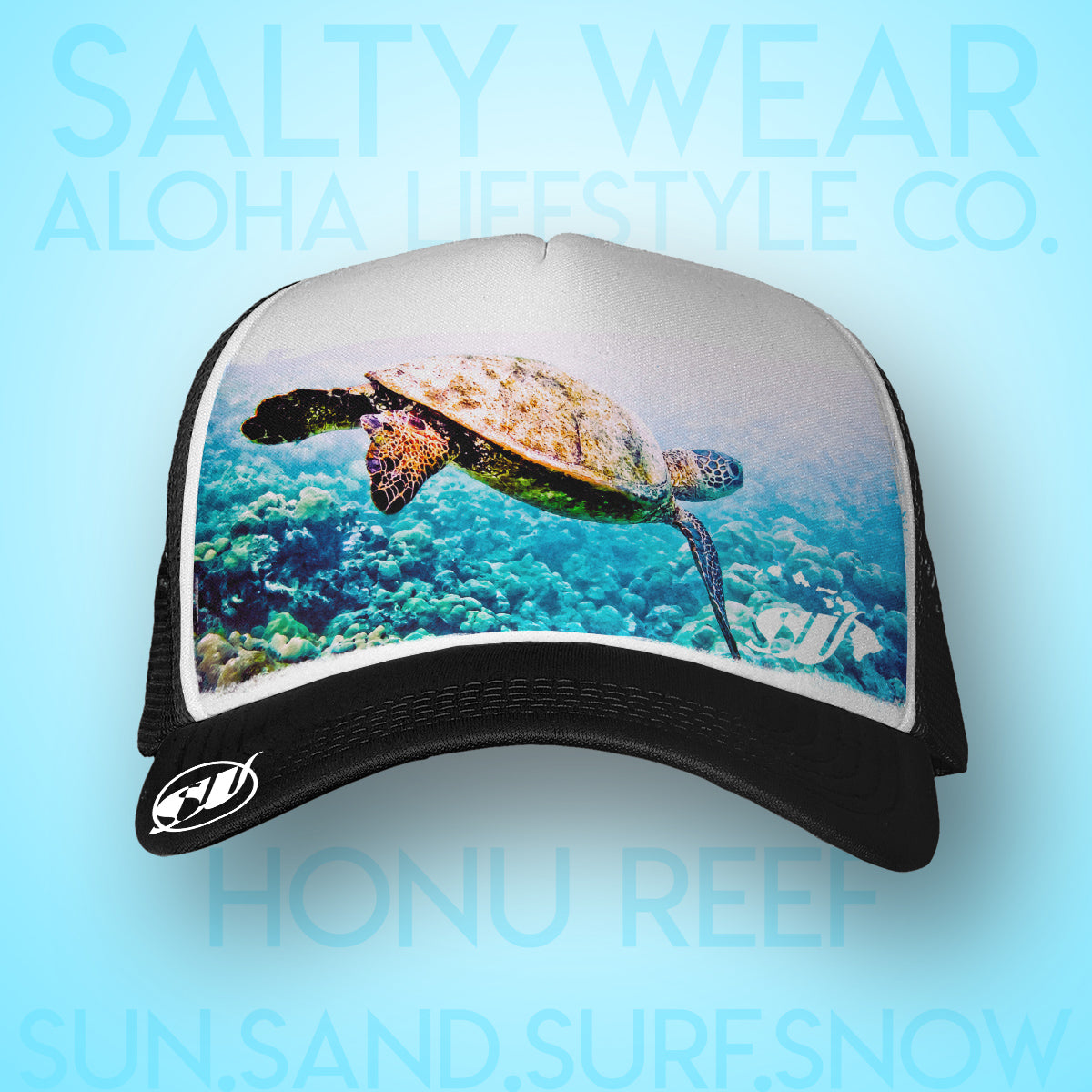 Honu Reef - Salty Wear Legacy Trucker Hat