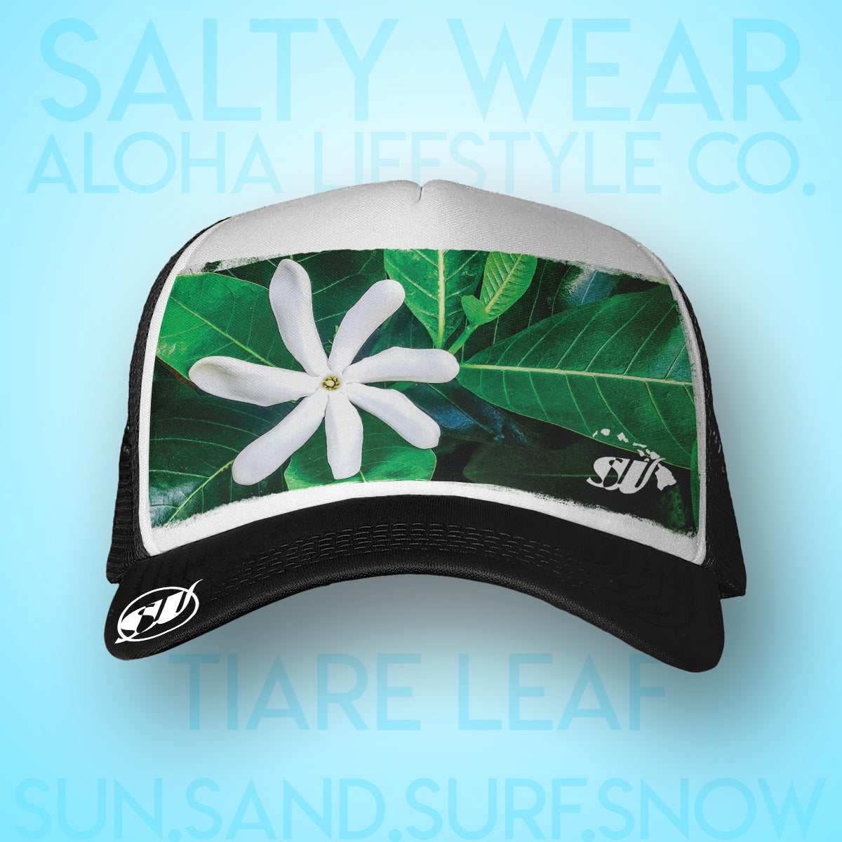 Tiare Leaf - Salty Wear Legacy Trucker Hat