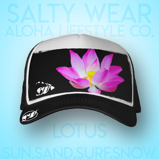 Pink lotus - Salty Wear Legacy Trucker Hat