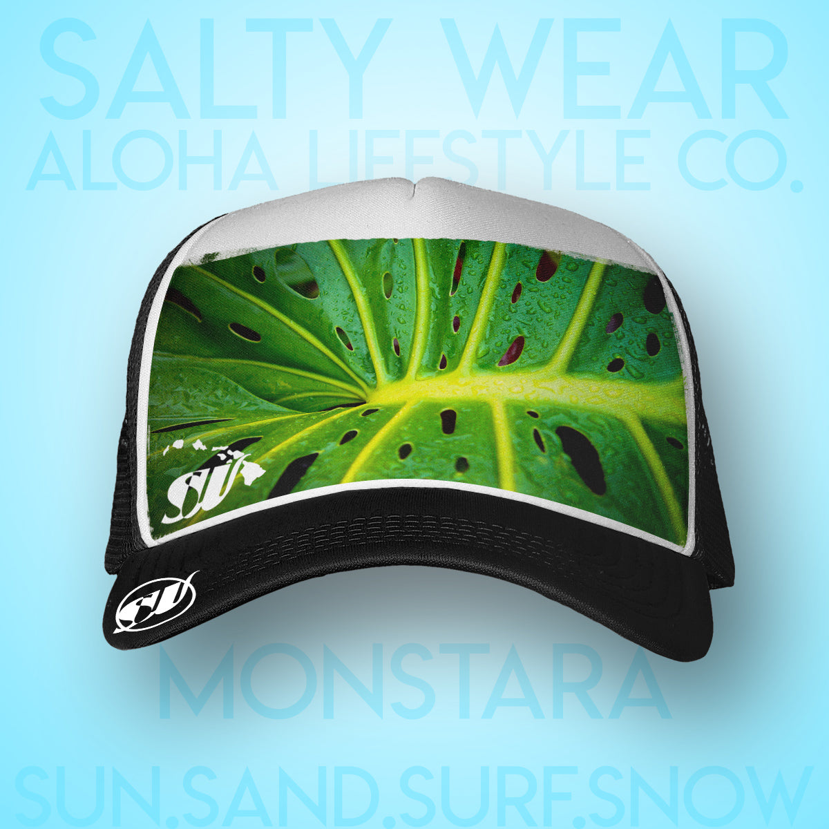 Monstara leaf - Salty Wear Legacy Trucker Hat