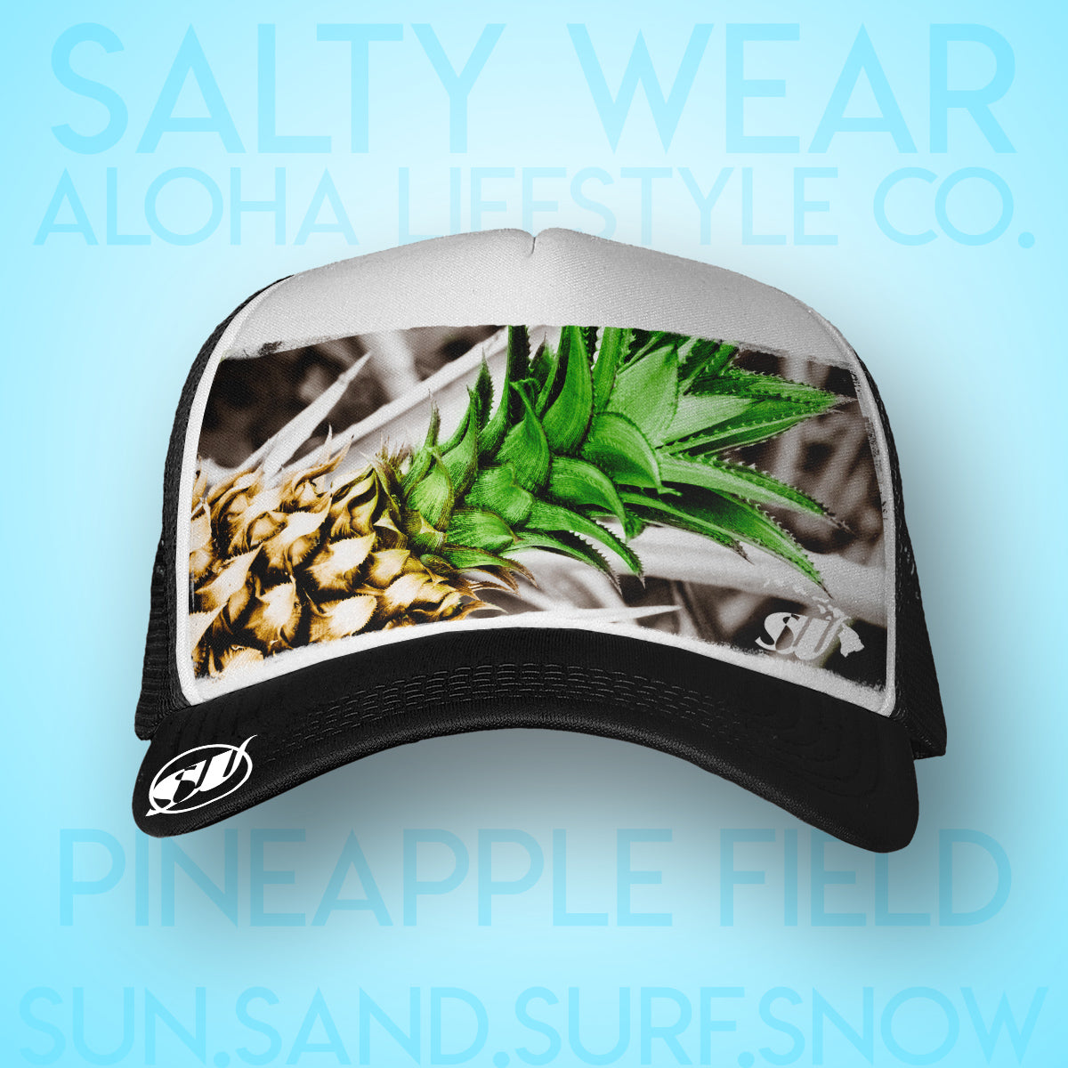 Pineapple Field - Salty Wear Legacy Trucker Hat